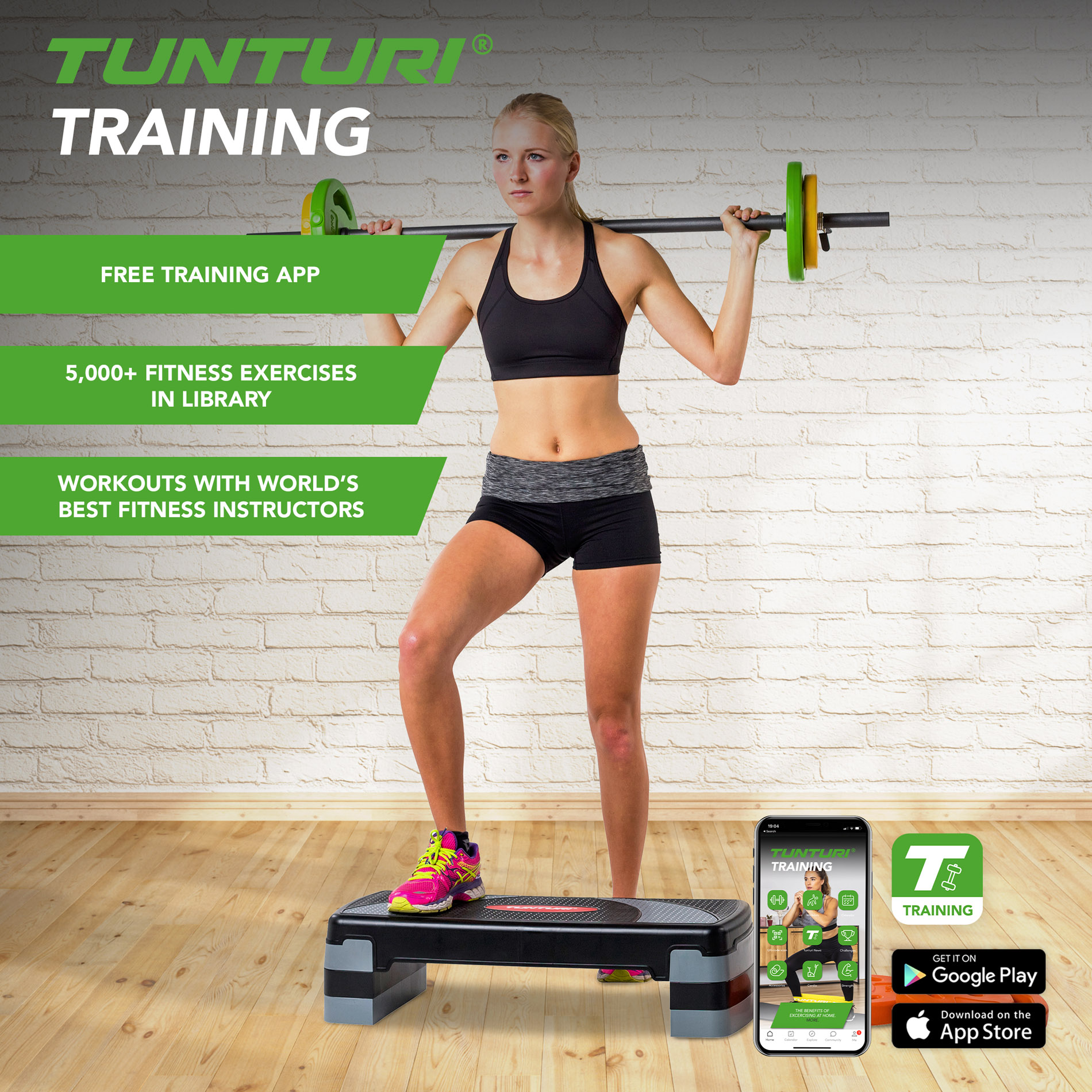 Aeroobika stepper TUNTURI Aerobic Step Compact - Image 6