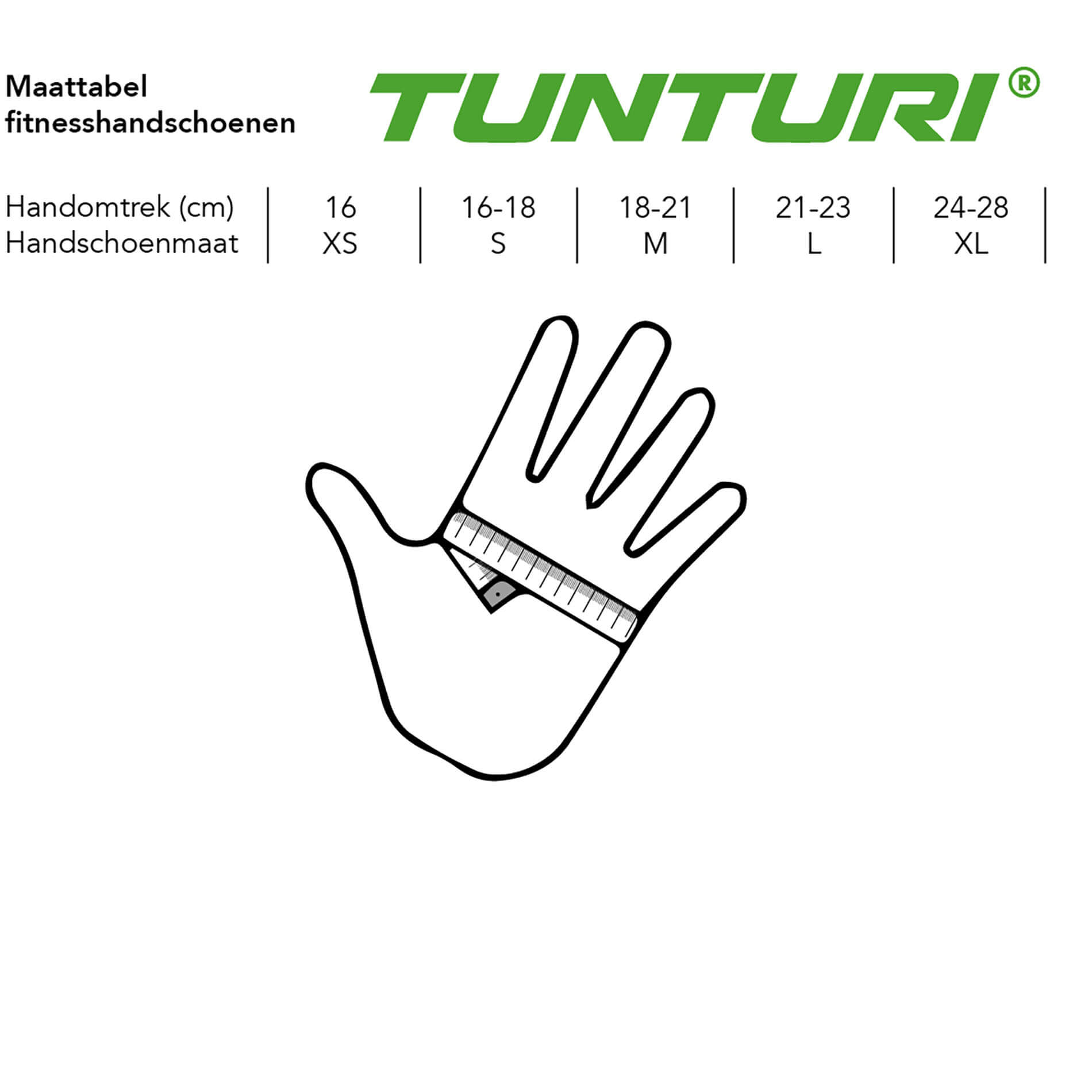 Fitnesskindad TUNTURI Fitness Gloves Fit Sport (L) - Image 3