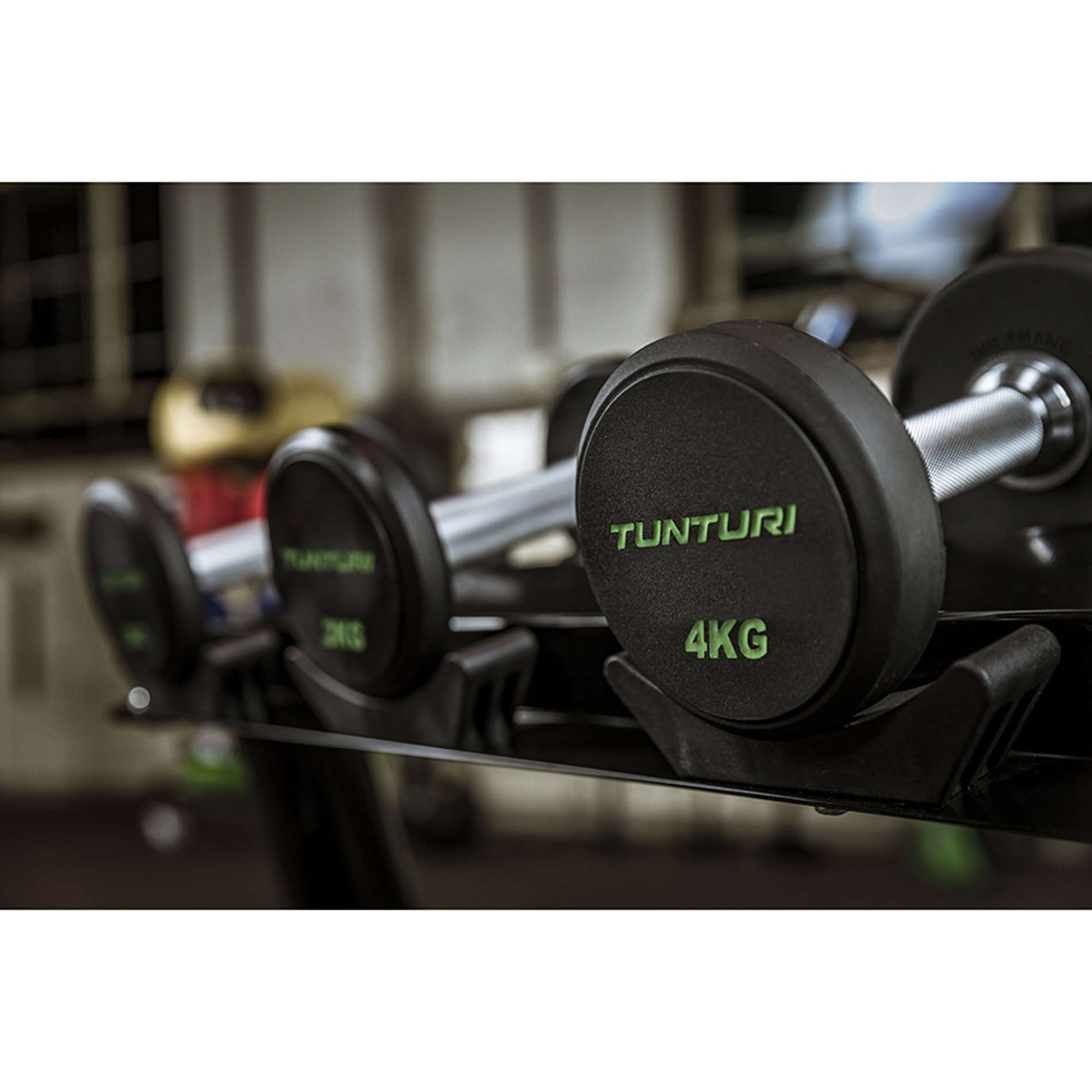 Hantlid TUNTURI PU Pro Dumbbell Set 34-42kg (5prs, 380kg) - Image 2