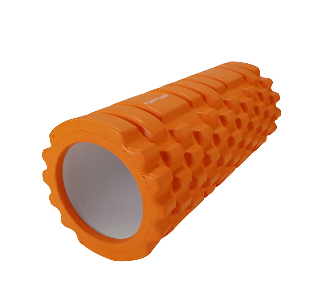 Massaažirull TUNTURI Yoga Foam Grid Roller 33cm, oranž - Image 4