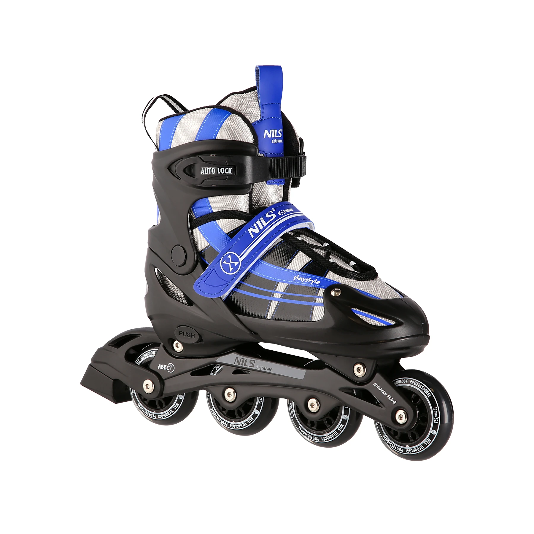 2in1 (rull)uisud NILS EXTREME NH18366A In-line Skates/Hockey Ice Skates, must-sinine, S (35-38) - Image 3