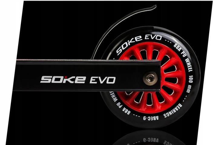 Trikitõukeratas SOKE EVO, must-punane - Image 5