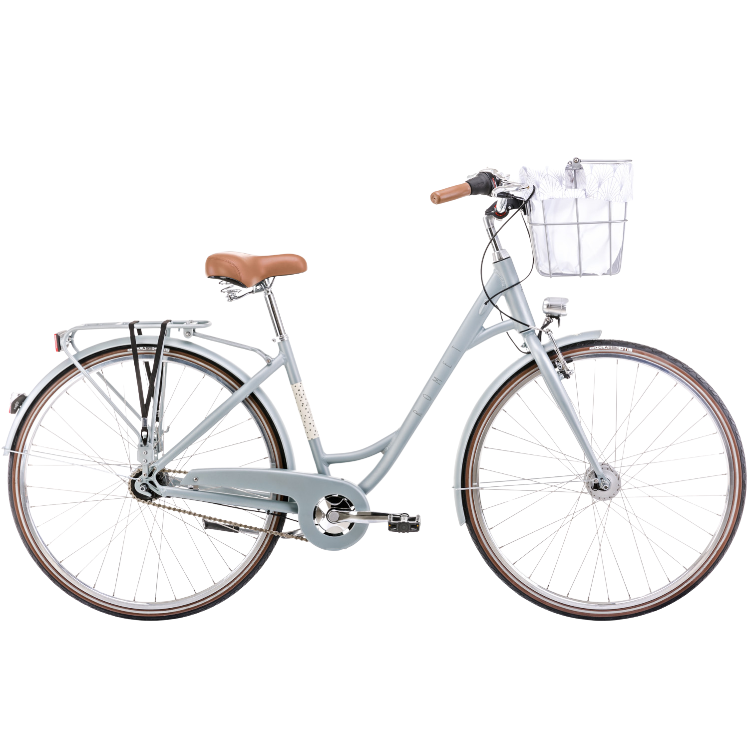 Jalgratas ROMET Pop Art Lux, esikorviga, hall (L)