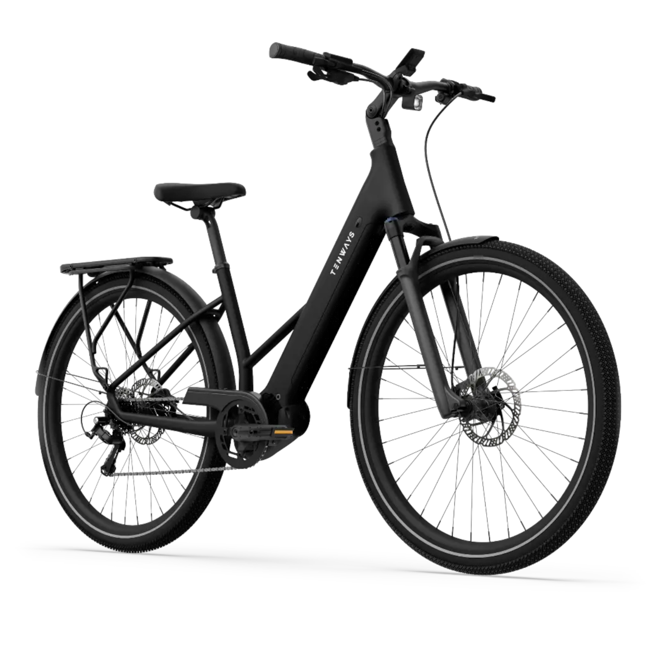 Elektrijalgratas TENWAYS Ago Air, Midnight Black - Image 2
