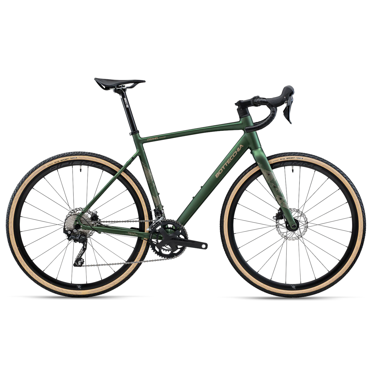 Gravel jalgratas BOTTECCHIA Gravel Monster - GRX610 24s - C46 Matt Green (XS)