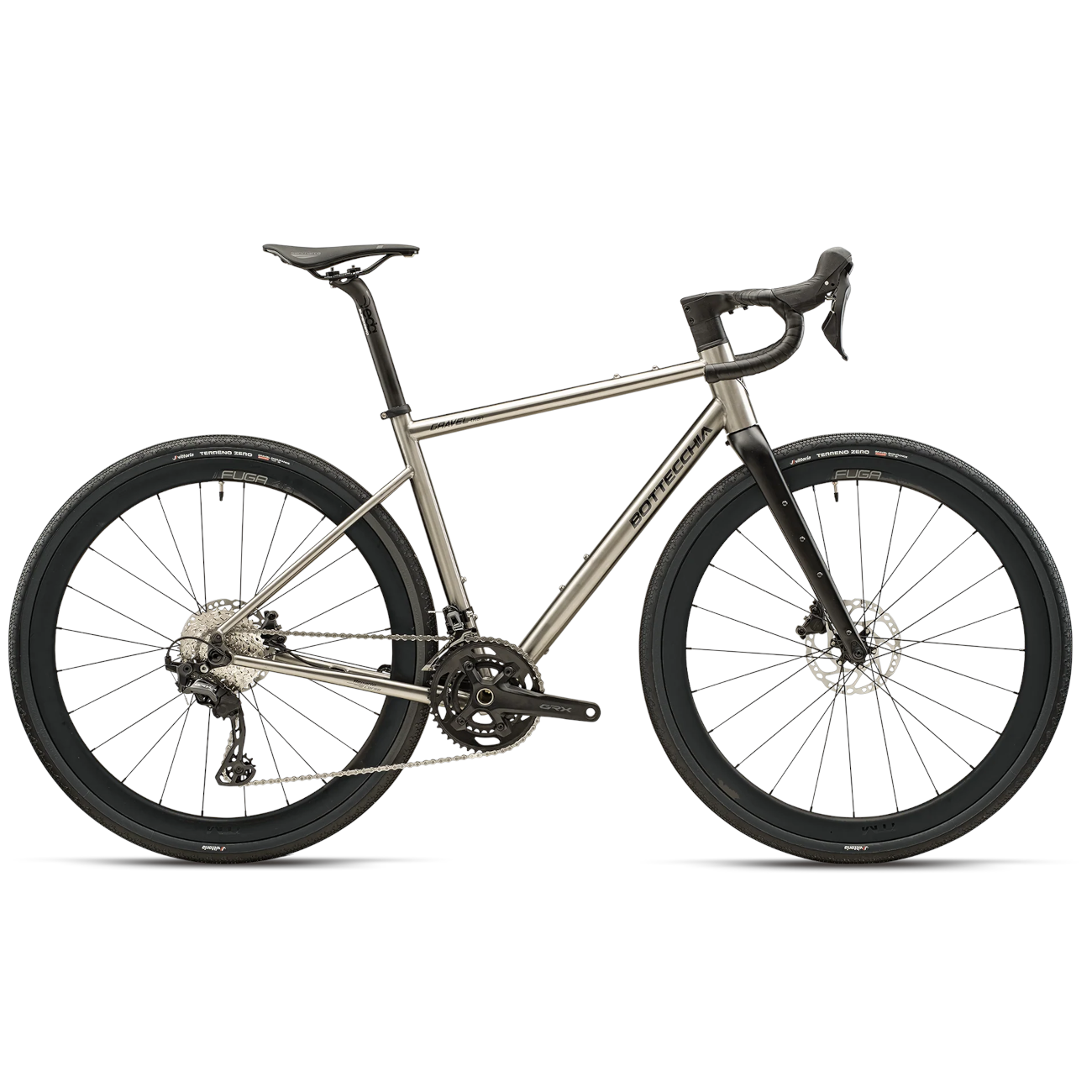 Gravel jalgratas BOTTECCHIA Gravel Titan - GRX610 24s - 72 Titanium (XS)