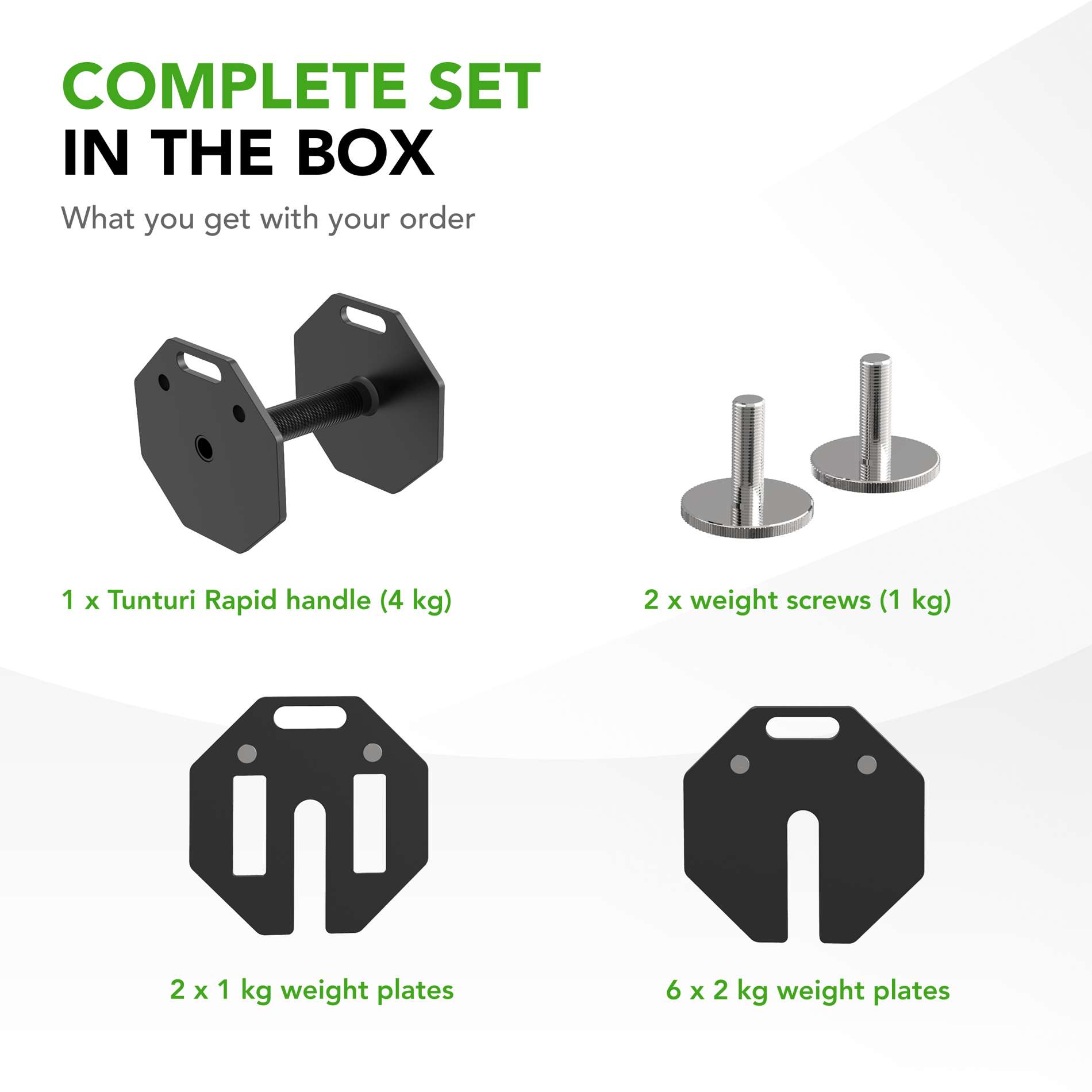 Hantel TUNTURI Rapid Adjustable Dumbbell 20kg - Image 3