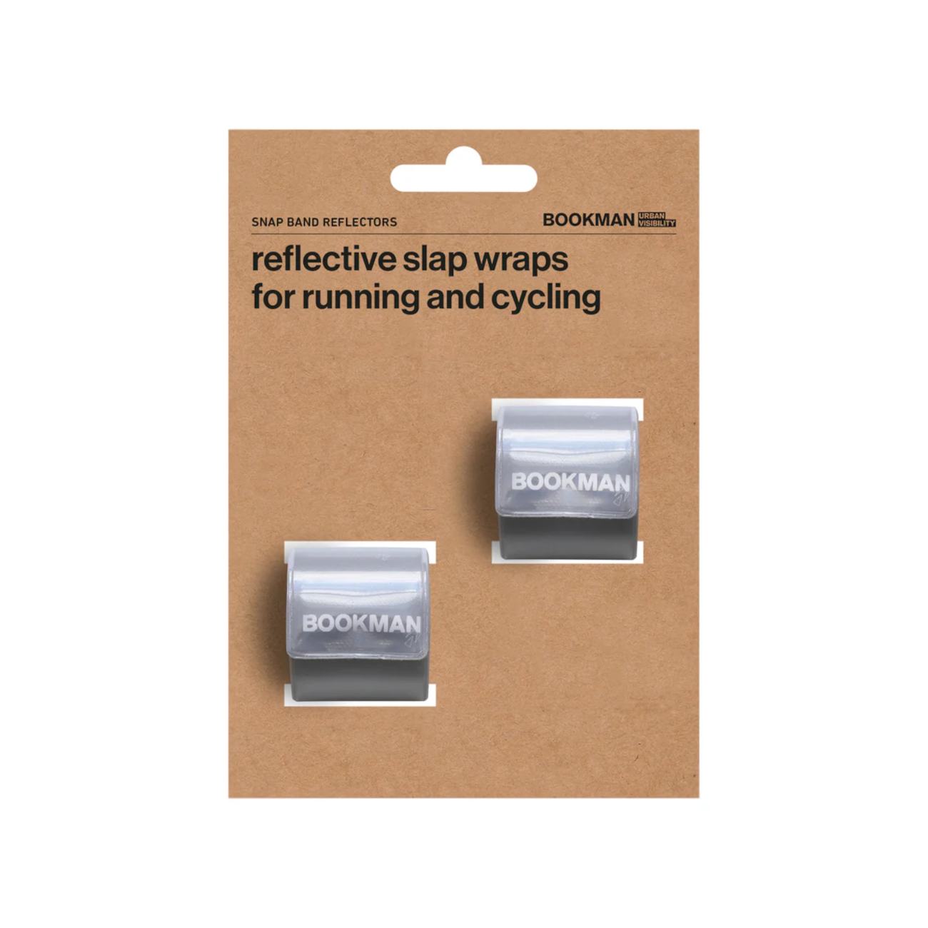 Helkurid BOOKMAN Reflective Snap Bands for Arm and Leg, valged