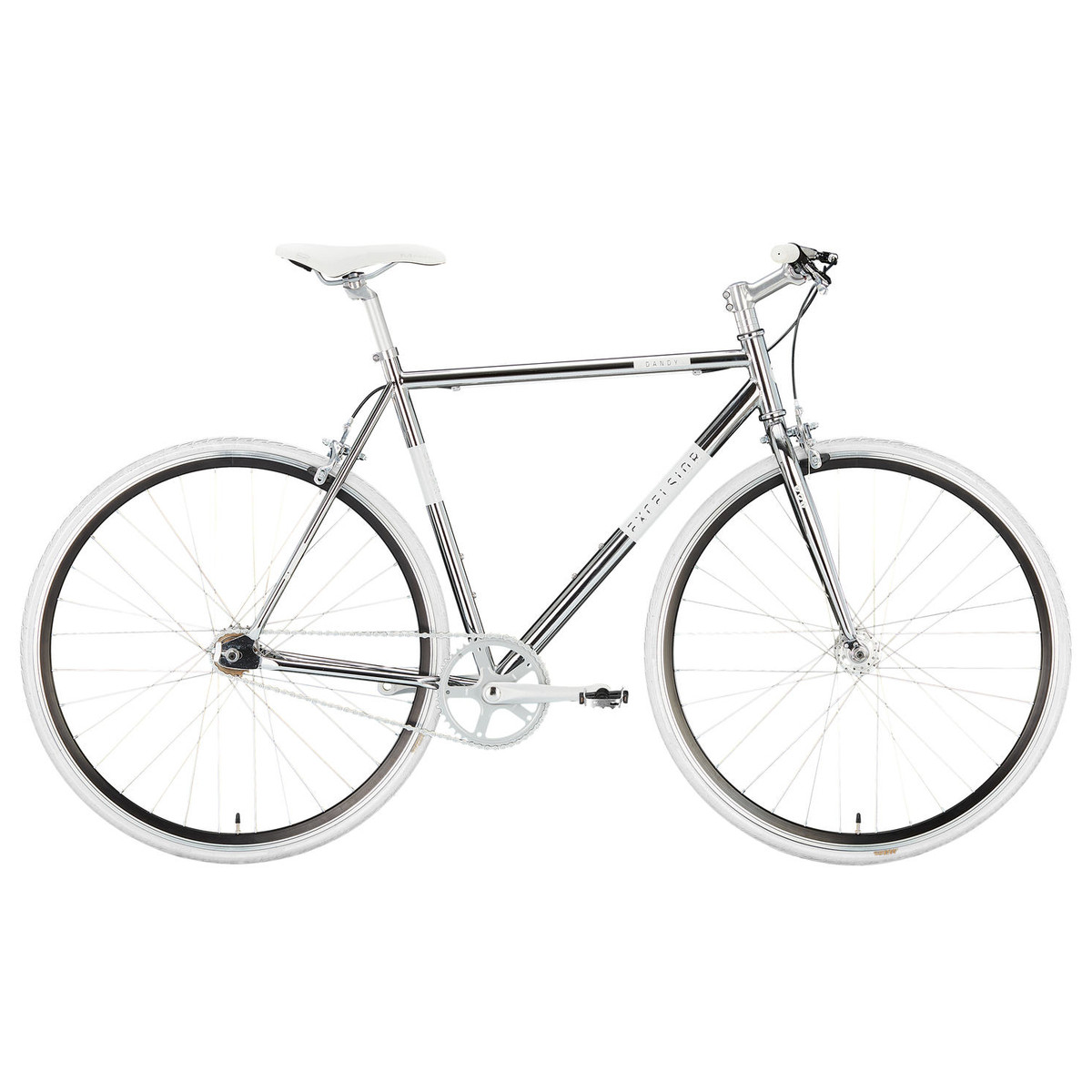 Fixie jalgratas EXCELSIOR Dandy, Chrome (L)
