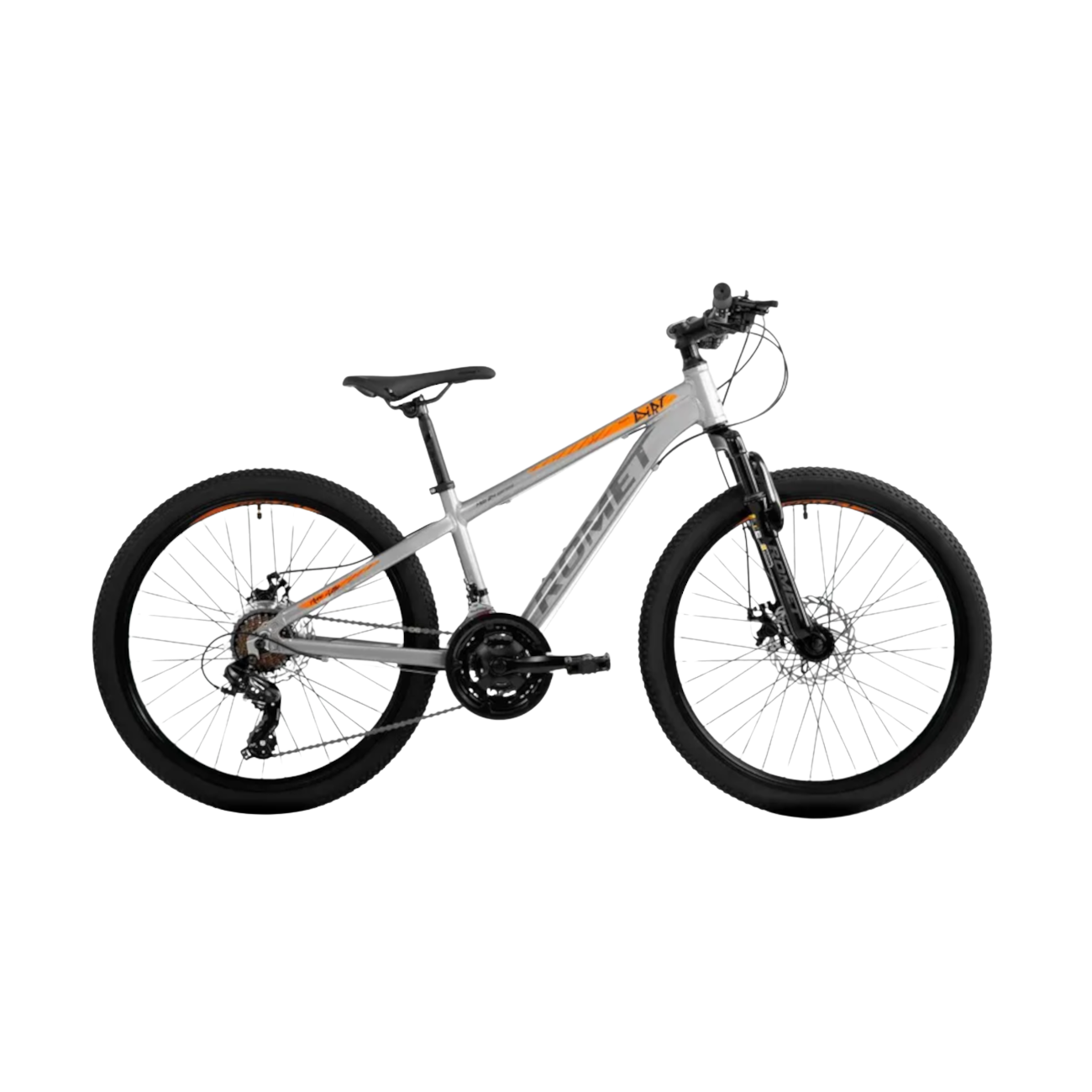 Laste jalgratas ROMET Rambler DIRT 24, hall-oranž