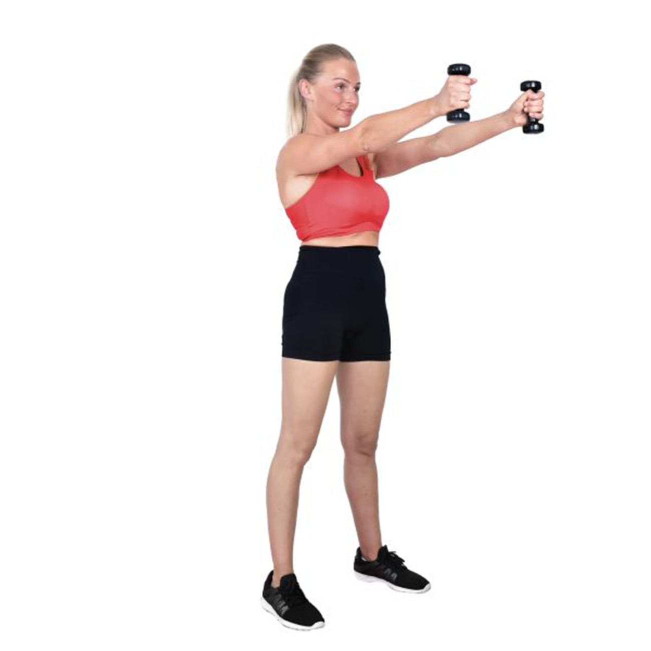 Hantlid CHRISTOPEIT 2 x 3 kg, mustad - Image 2