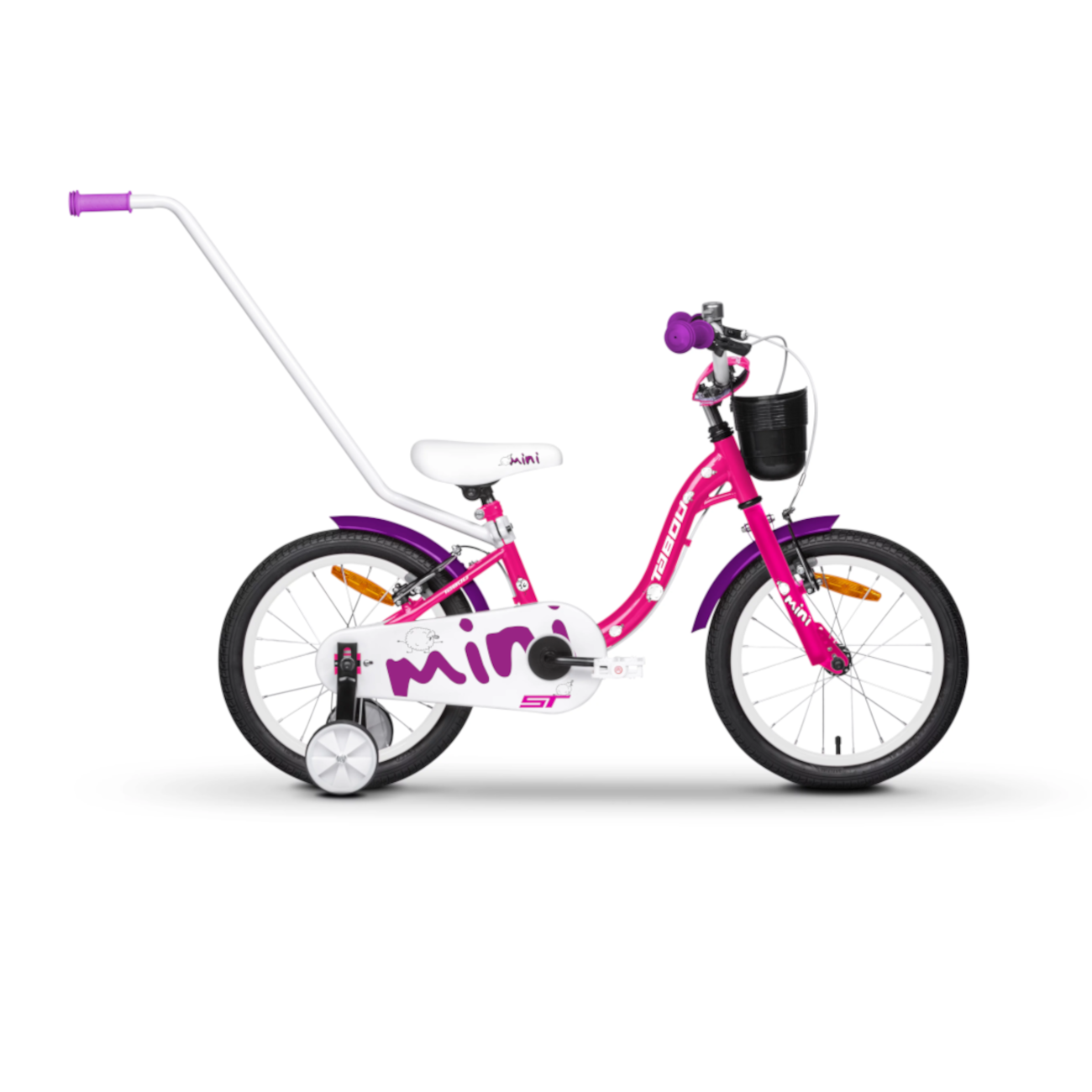 Laste jalgratas TABOU Mini ST, 20" roosa-valge