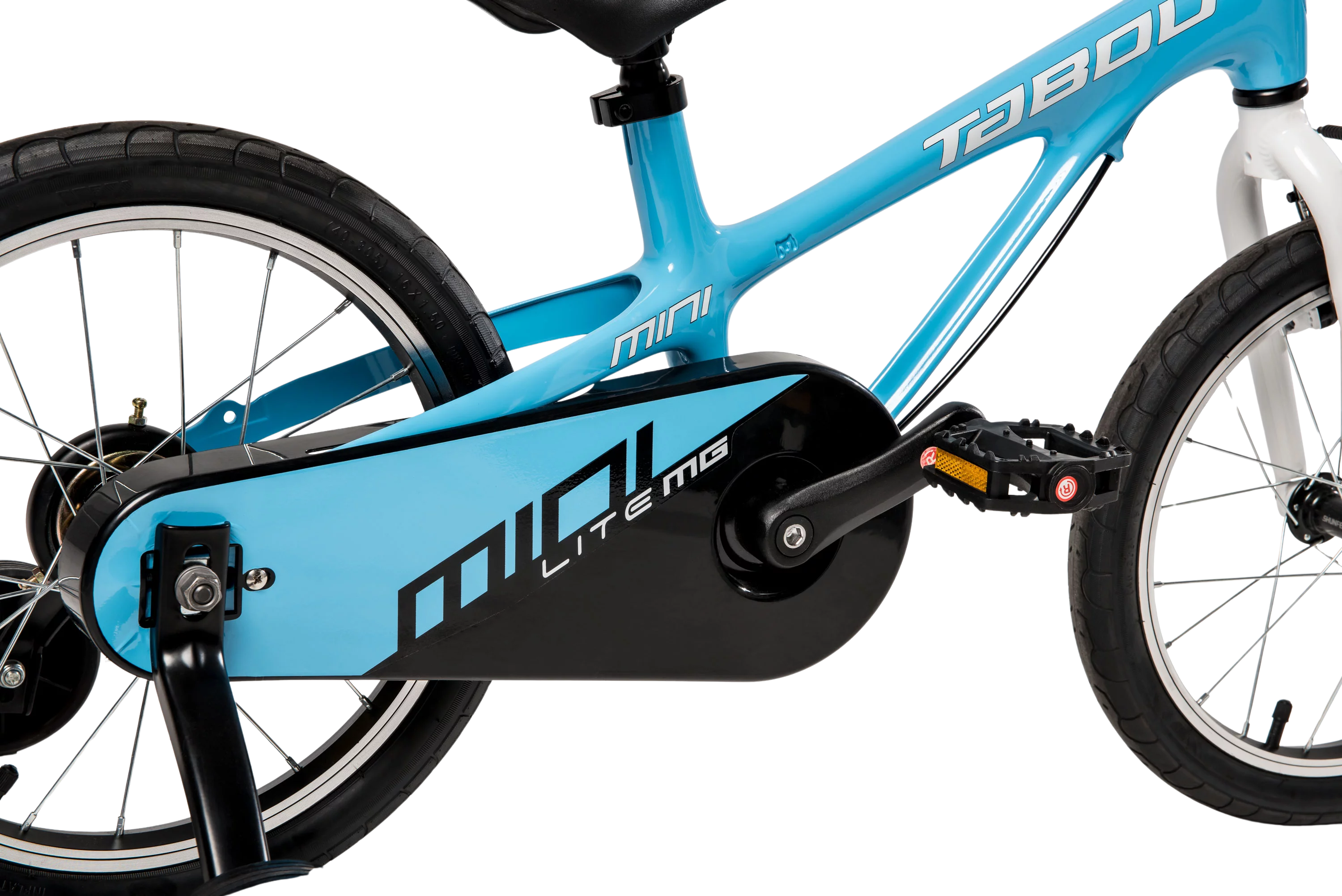 Ülikerge laste jalgratas TABOU Rocket Lite MG, 14" sinine-valge - Image 6