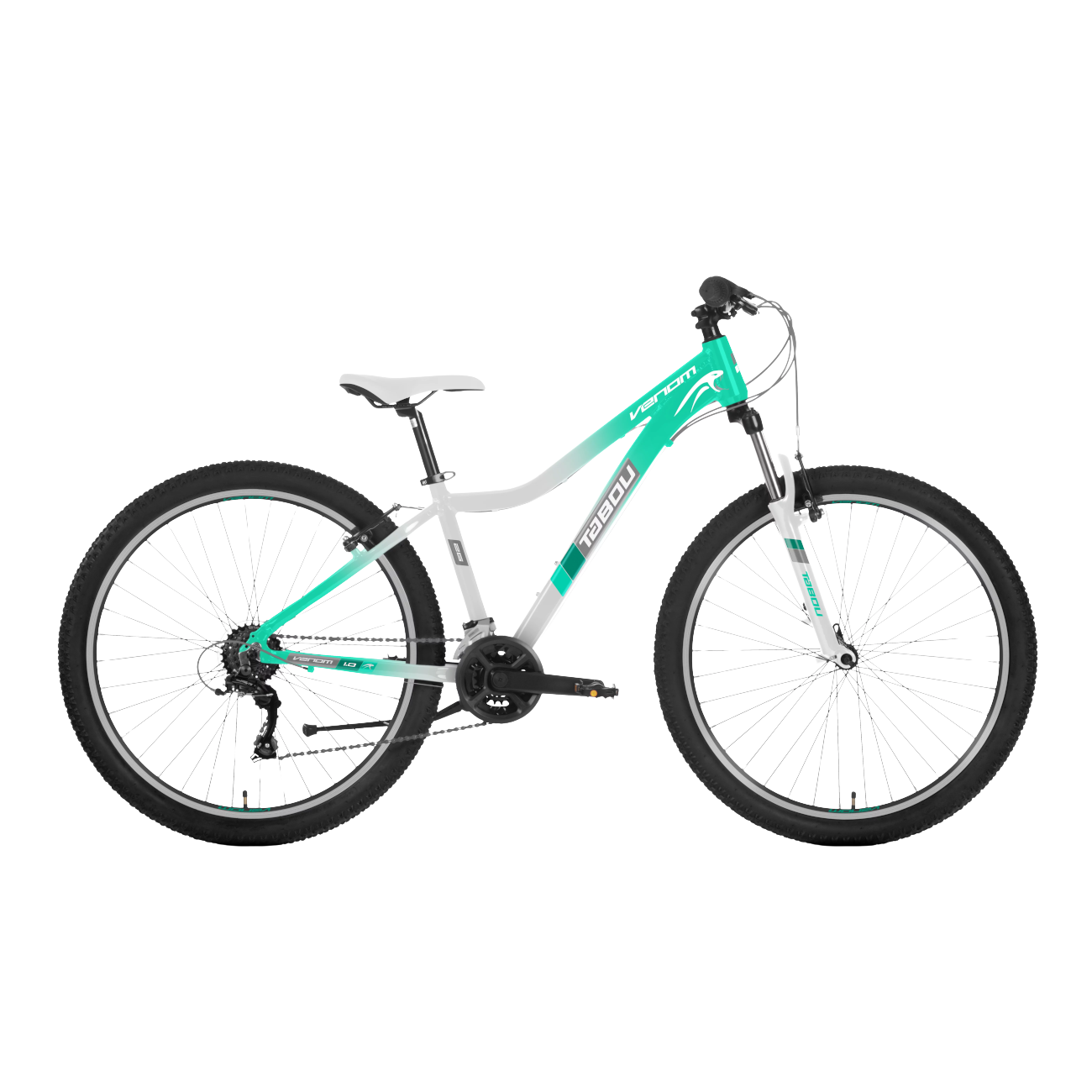 Noorte jalgratas TABOU Venom 1.0 W, 27,5" münt-valge, 12-14 a
