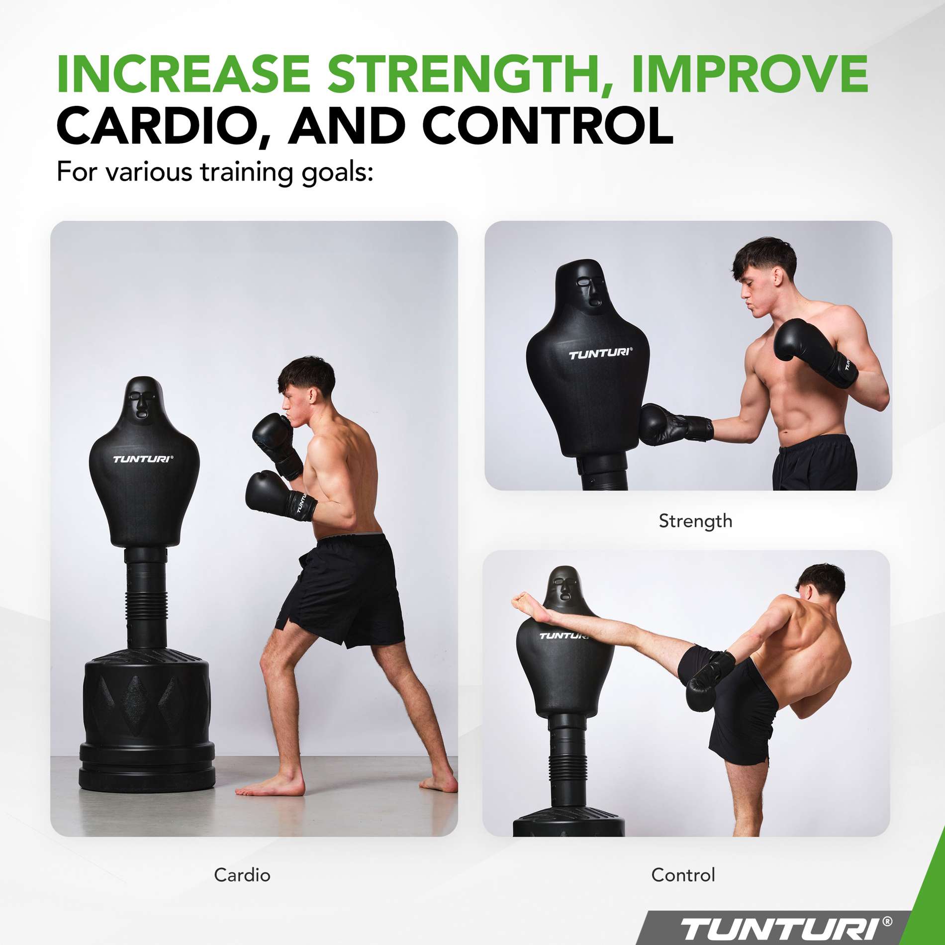 Seisev poksinukk TUNTURI Free Stand Boxing Dummy - Image 8