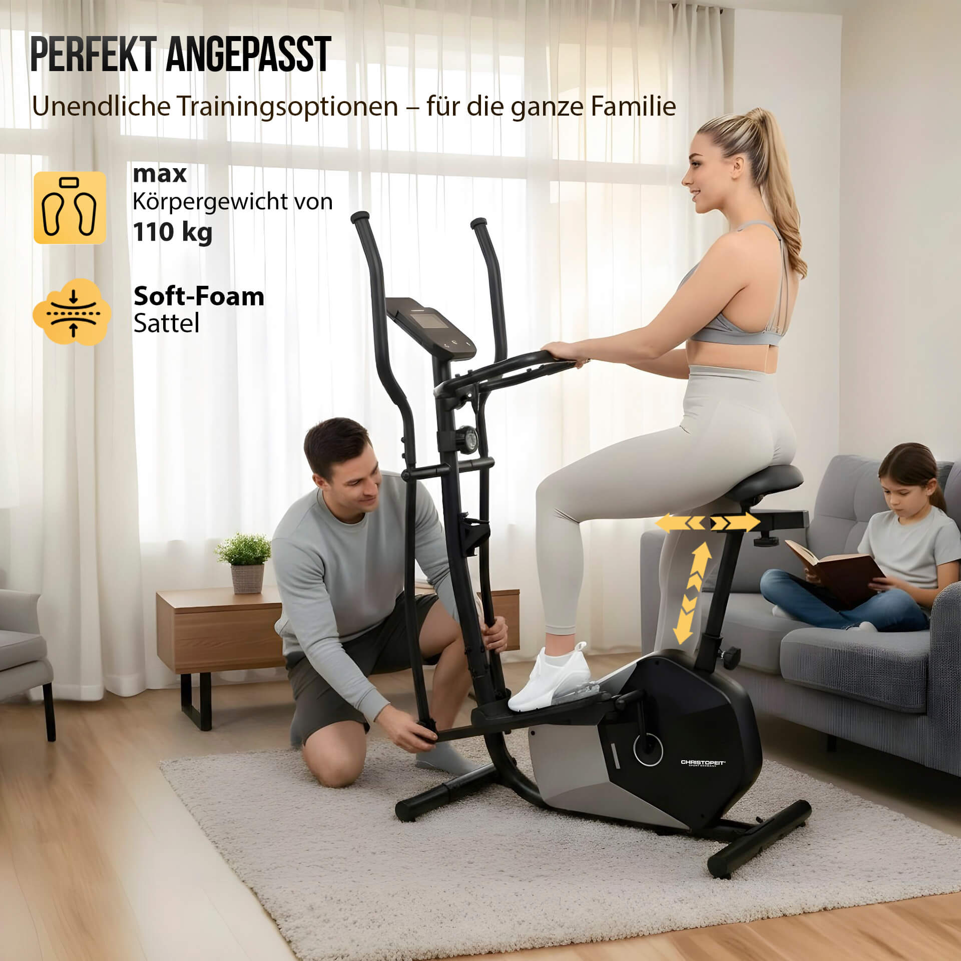 Elliptiline/velotrenažöör CHRISTOPEIT CT 6 - Image 8