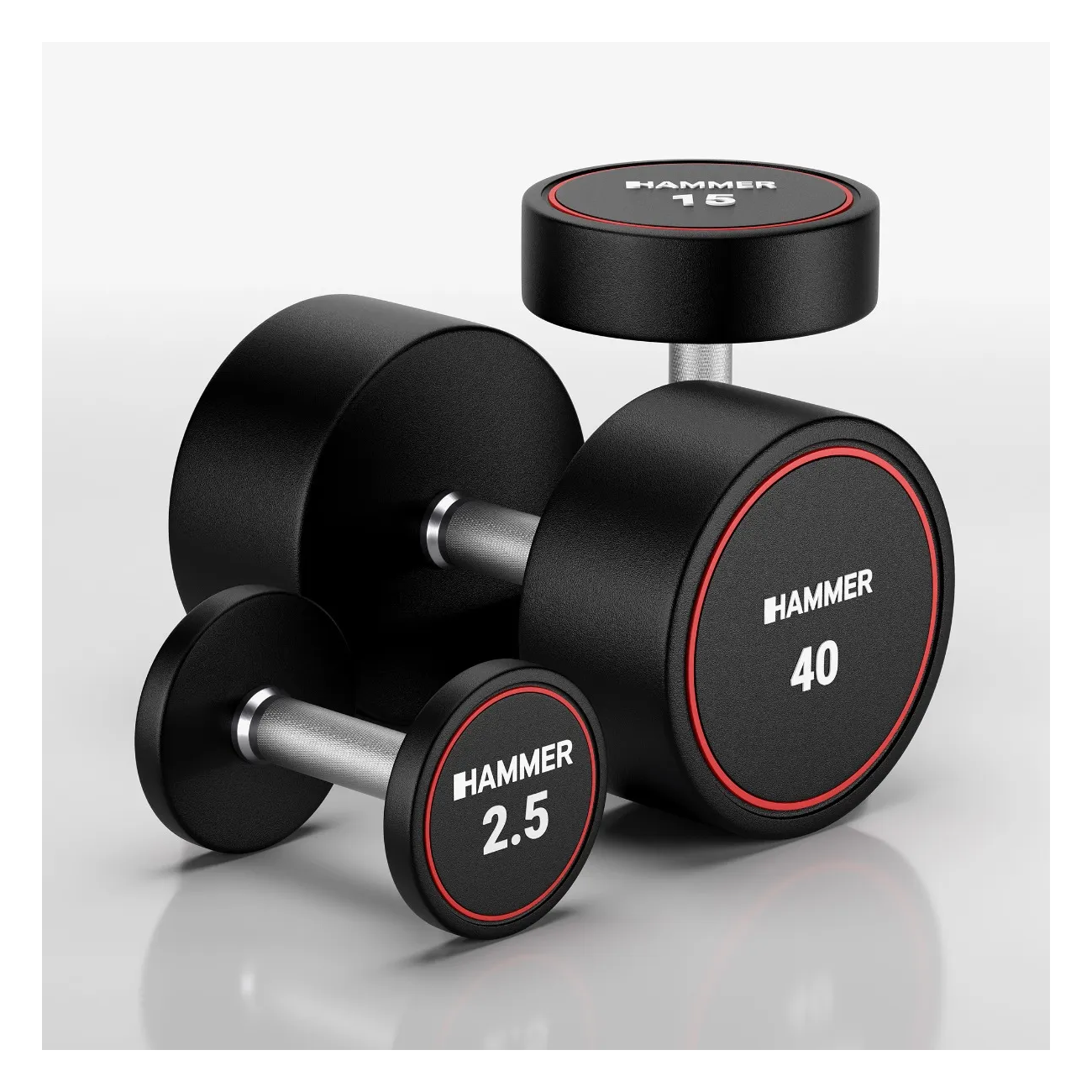Hantel HAMMER Compact Dumbbell PU 22,5 kg