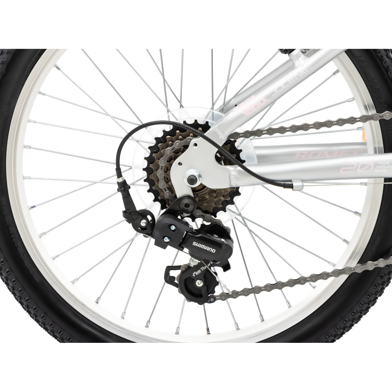 Laste jalgratas ROMET Jolene 20 KID 2, hall-roosa - Image 9