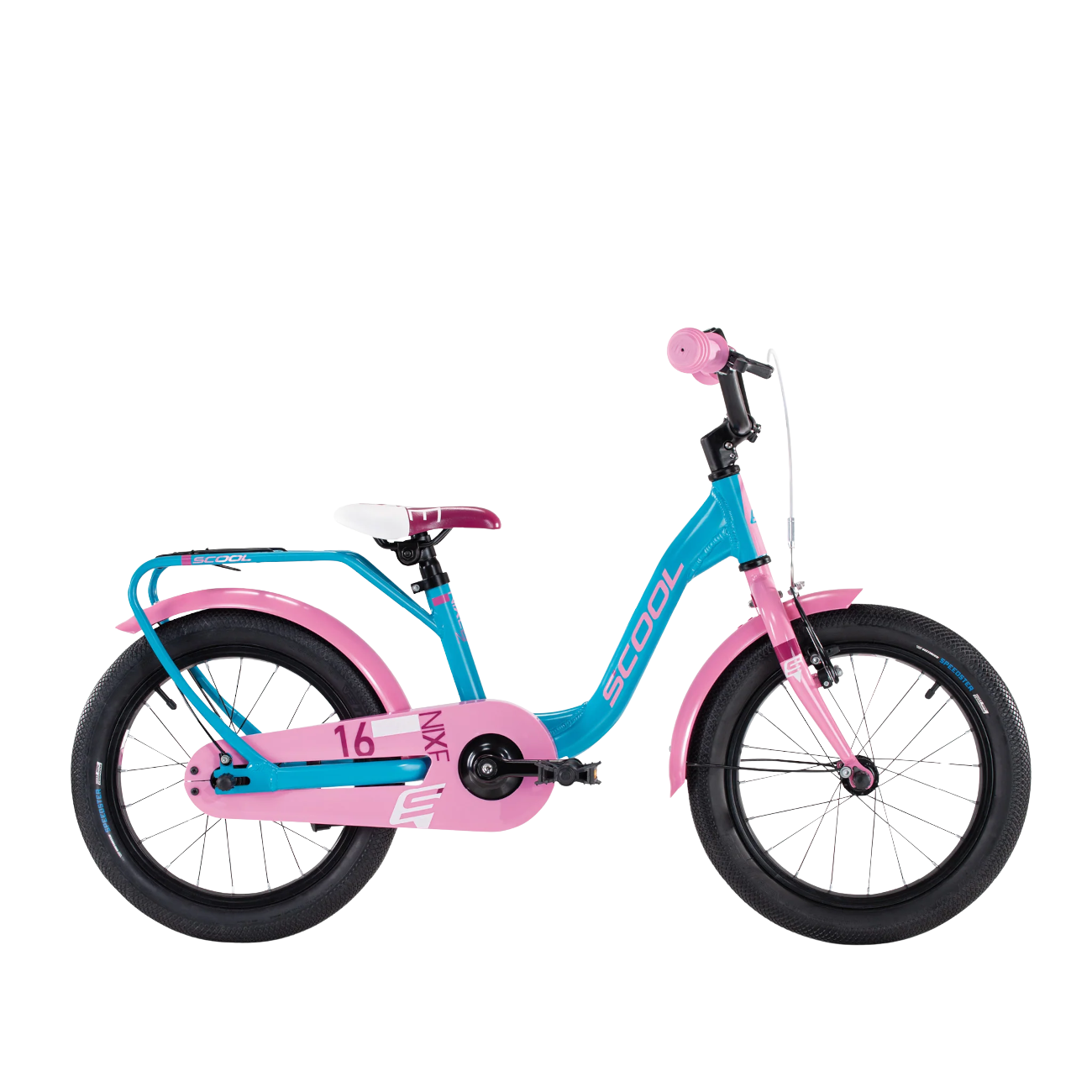Laste jalgratas S´COOL niXe, 16" sinine/roosa