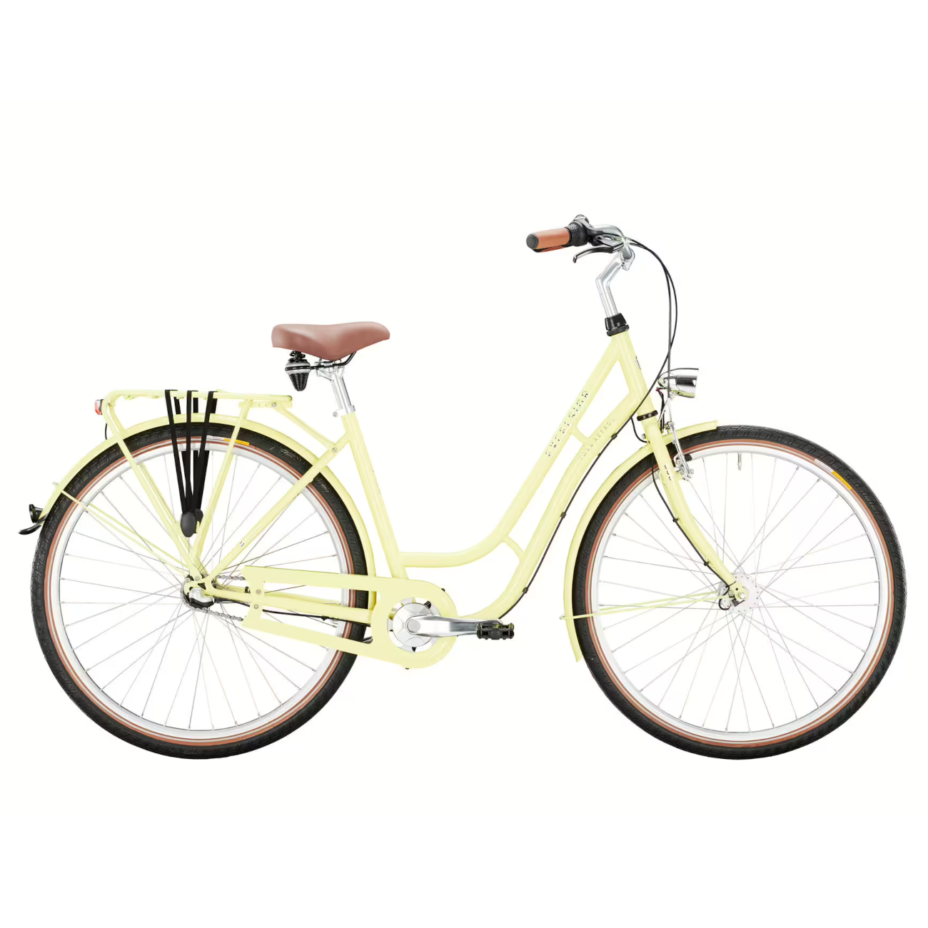 Jalgratas EXCELSIOR Swan Retro, 26" Lemon