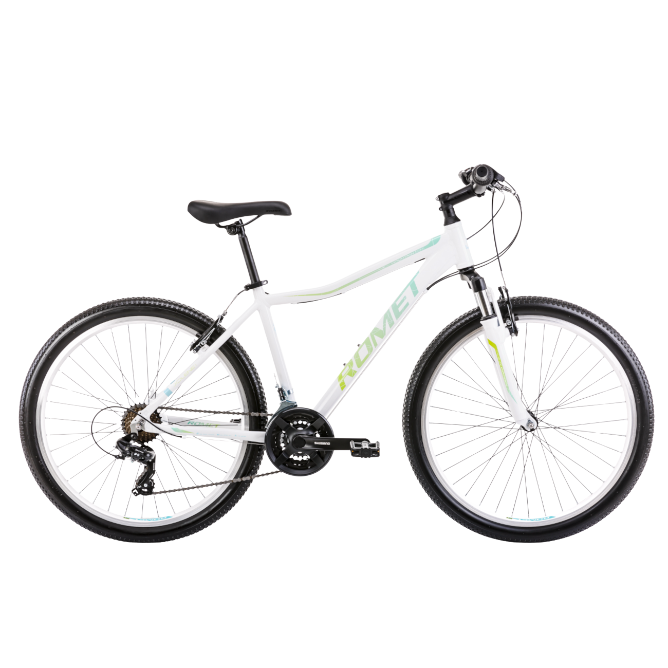 Noorte jalgratas ROMET Jolene 6.0, 26" valge-sinine-roheline (M)