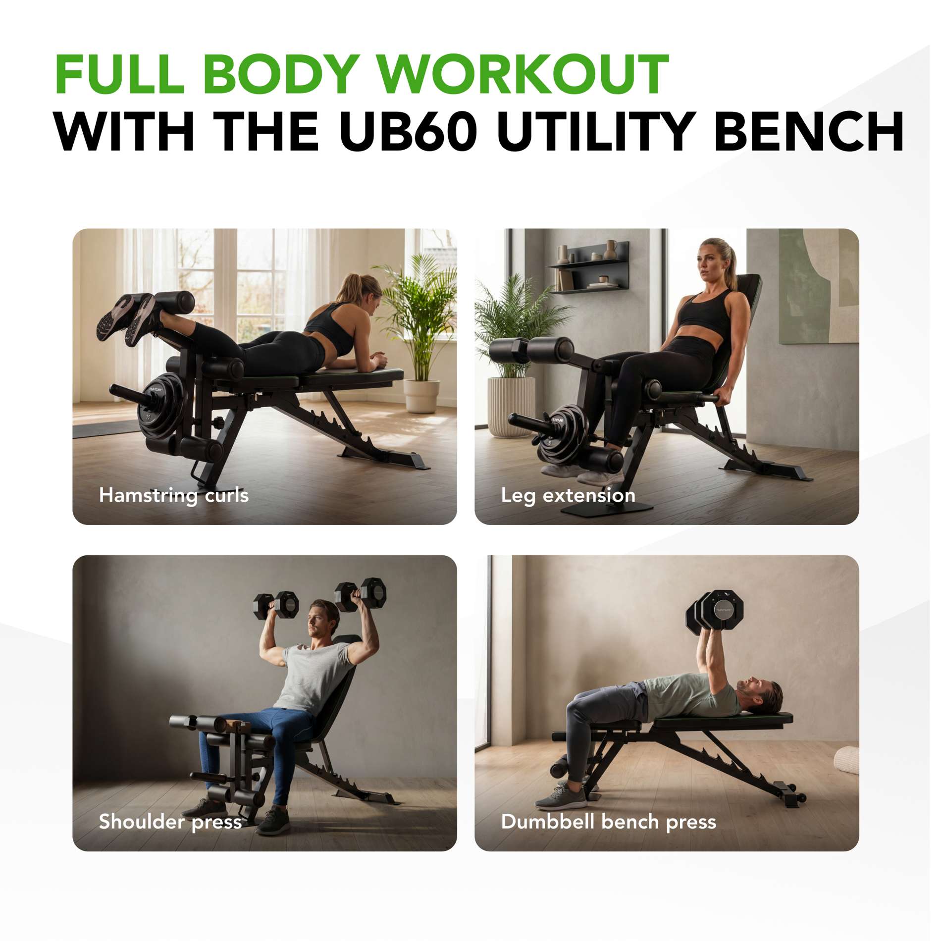 Treeningpink TUNTURI UB60 Utility Bench - Image 10