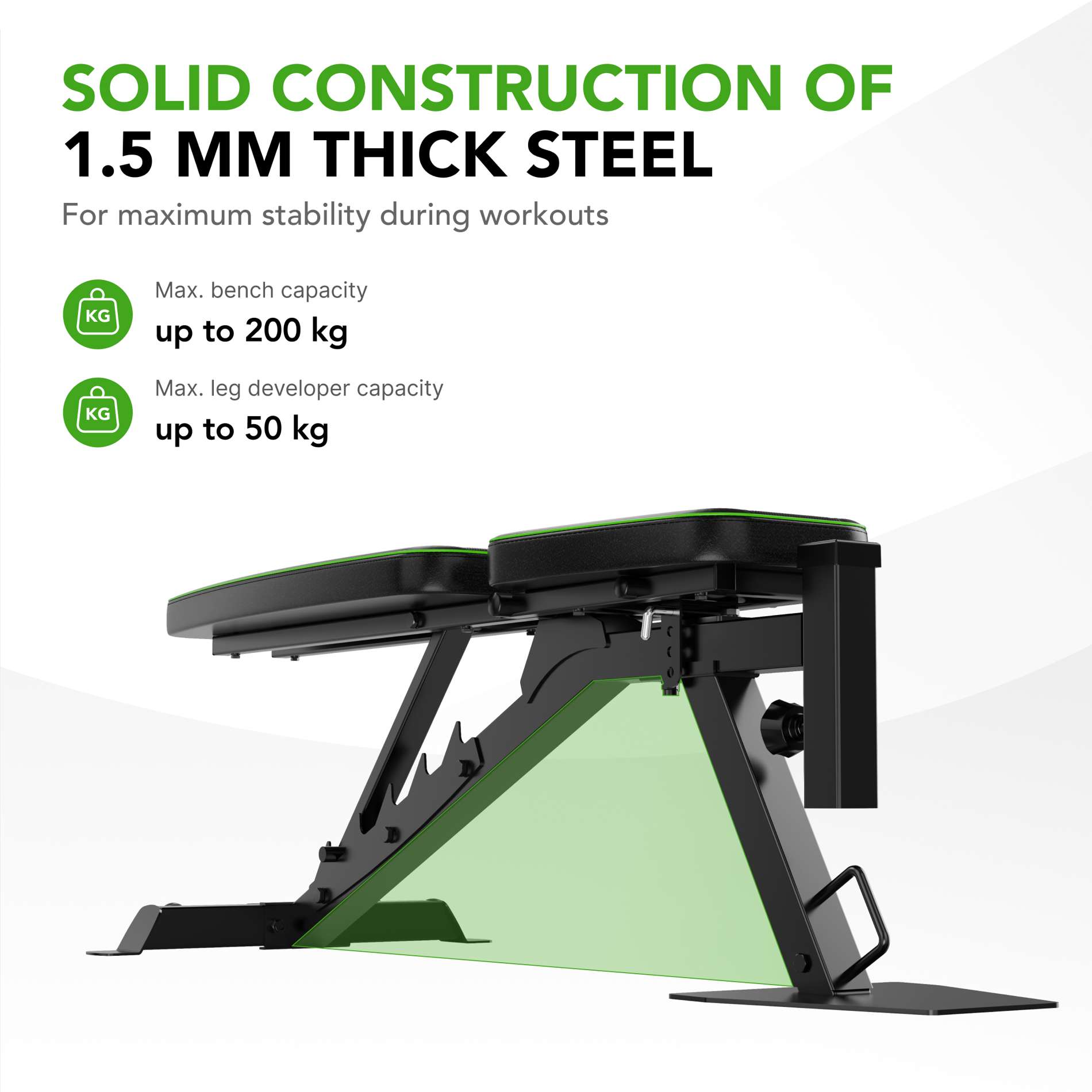 Treeningpink TUNTURI UB60 Utility Bench - Image 7